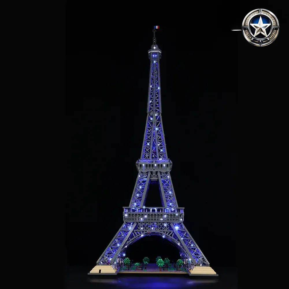 Eiffel Tower Light Kit Compatible with Model 10307 for Enhanced Display Eiffel Tower Light Kit Compatible with Model 10307 for Enhanced Display