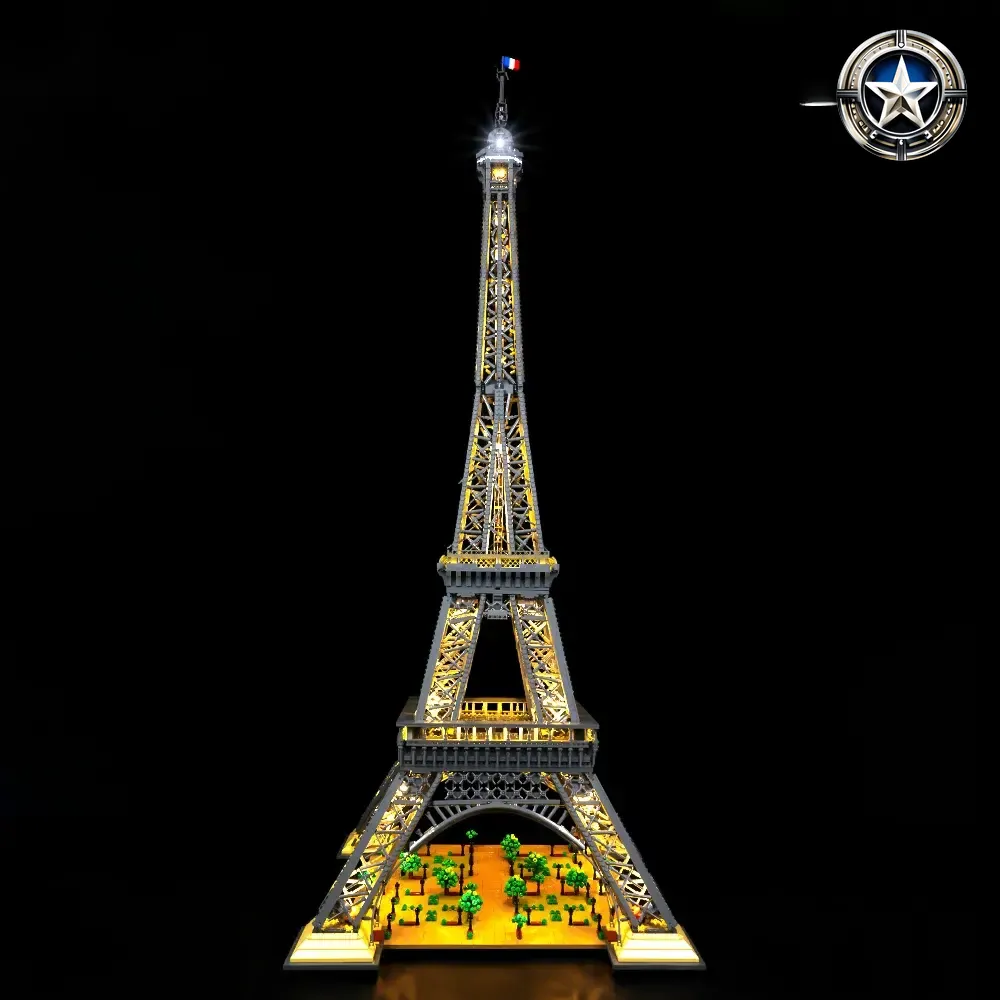 Eiffel Tower Light Kit Compatible with Model 10307 for Enhanced Display Eiffel Tower Light Kit Compatible with Model 10307 for Enhanced Display