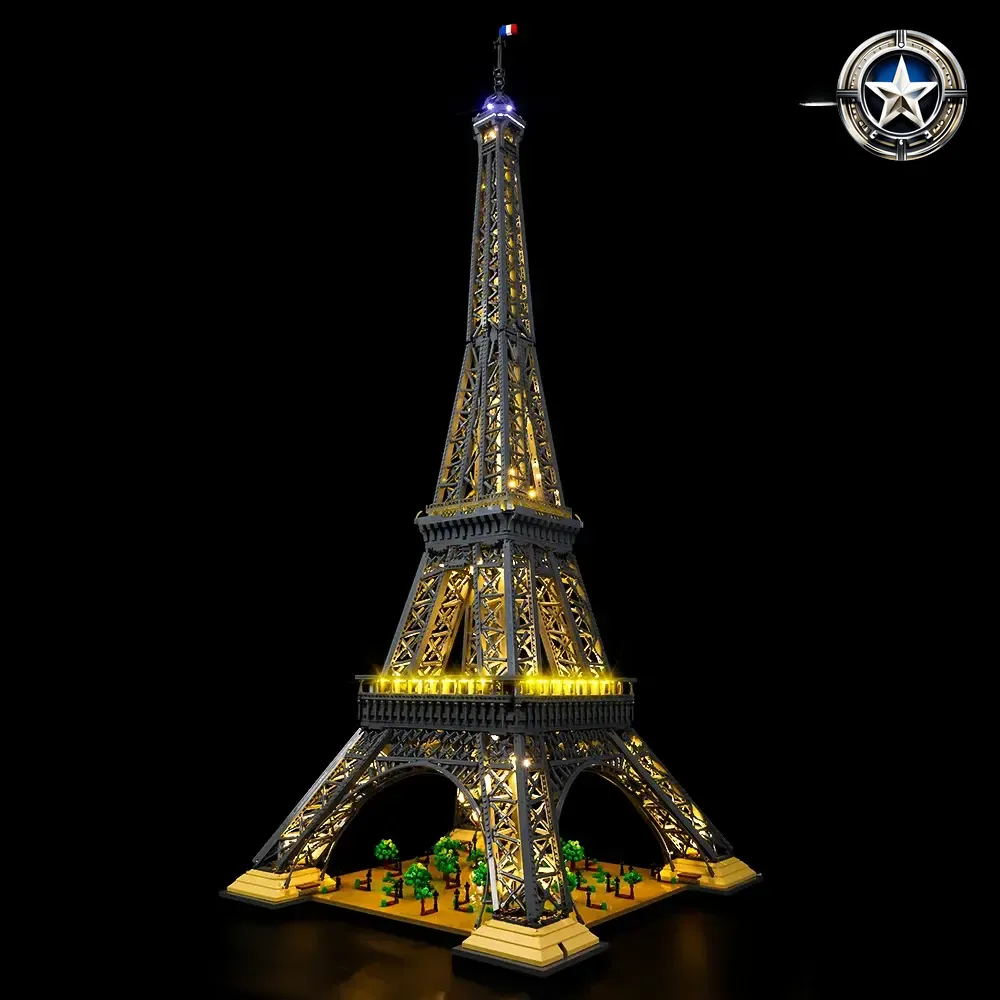 Eiffel Tower Light Kit Compatible with Model 10307 for Enhanced Display Eiffel Tower Light Kit Compatible with Model 10307 for Enhanced Display