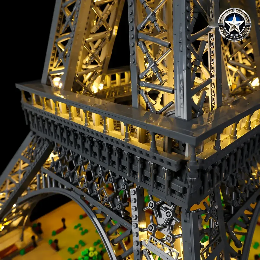 Eiffel Tower Light Kit Compatible with Model 10307 for Enhanced Display Eiffel Tower Light Kit Compatible with Model 10307 for Enhanced Display