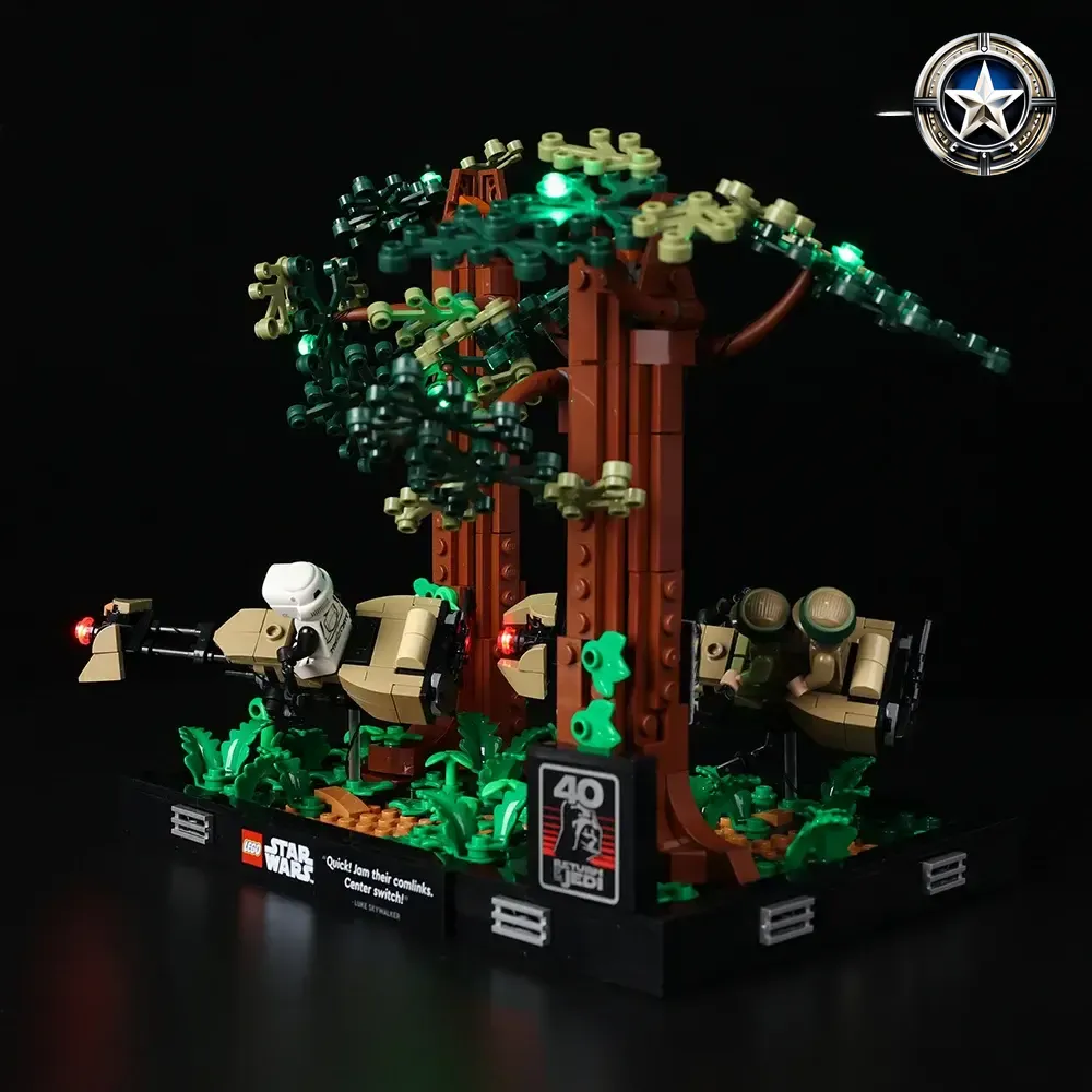 Light Kit for Star Wars Endor Speeder Chase Diorama Set 75353 Light Kit for Star Wars Endor Speeder Chase Diorama Set 75353