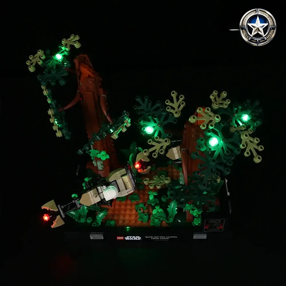 Light Kit for Star Wars Endor Speeder Chase Diorama Set 75353 Light Kit for Star Wars Endor Speeder Chase Diorama Set 75353