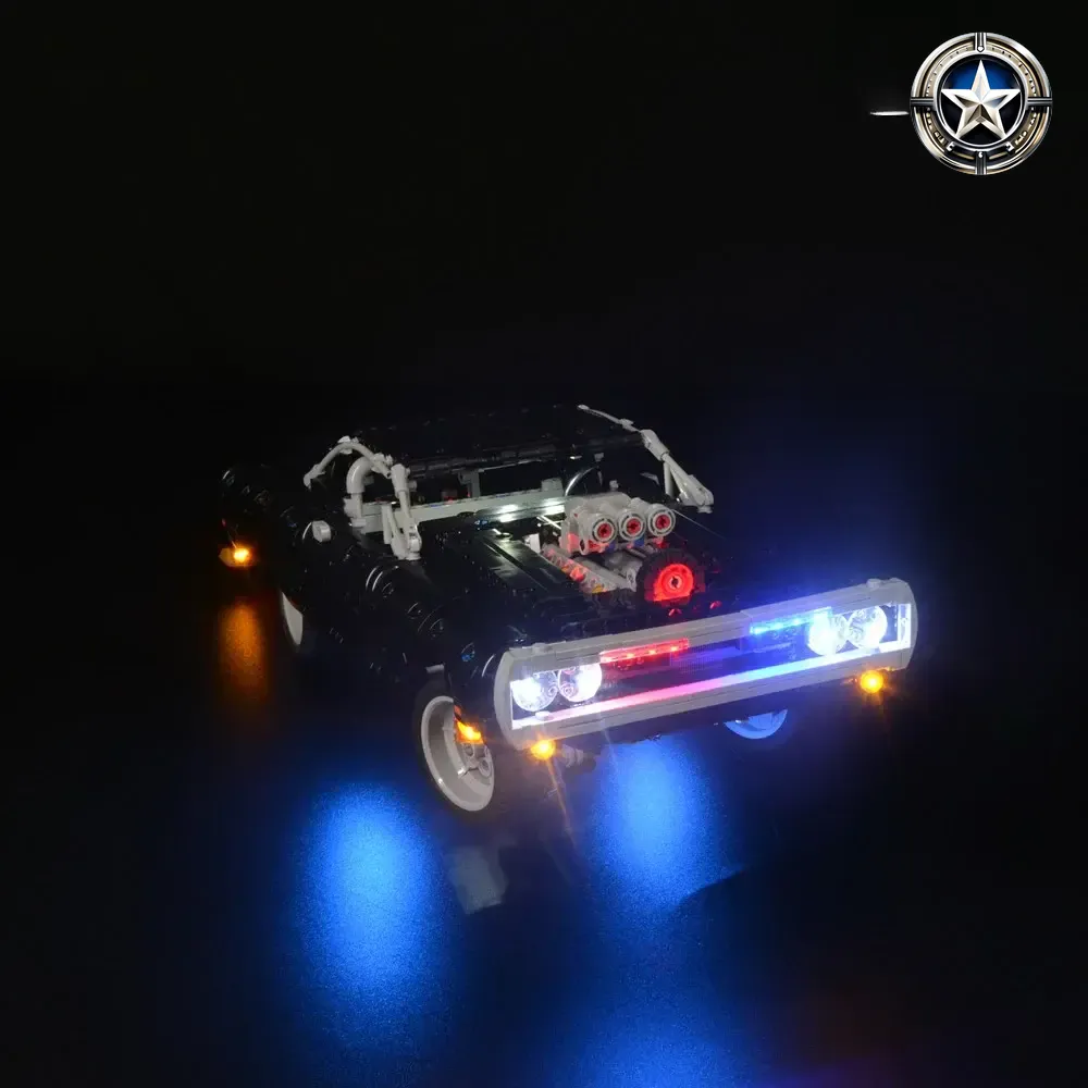 Fast Furious Dom Dodge Charger Lighting Kit for Enhanced Model 42111 Fast Furious Dom Dodge Charger Lighting Kit for Enhanced Model 42111