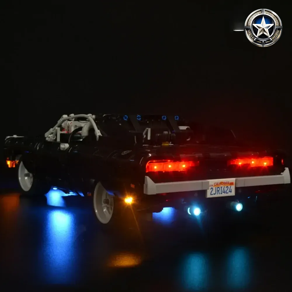 Fast Furious Dom Dodge Charger Lighting Kit for Enhanced Model 42111 Fast Furious Dom Dodge Charger Lighting Kit for Enhanced Model 42111