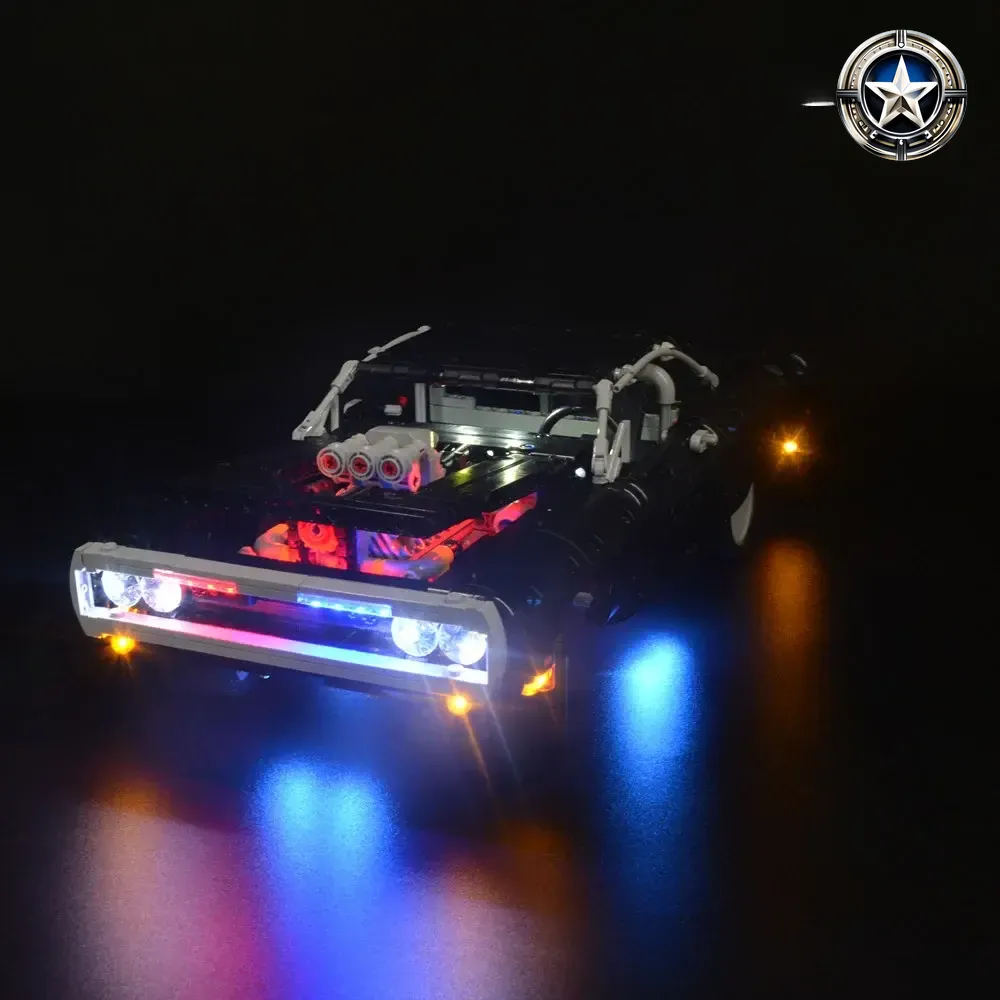 Fast Furious Dom Dodge Charger Lighting Kit for Enhanced Model 42111 Fast Furious Dom Dodge Charger Lighting Kit for Enhanced Model 42111