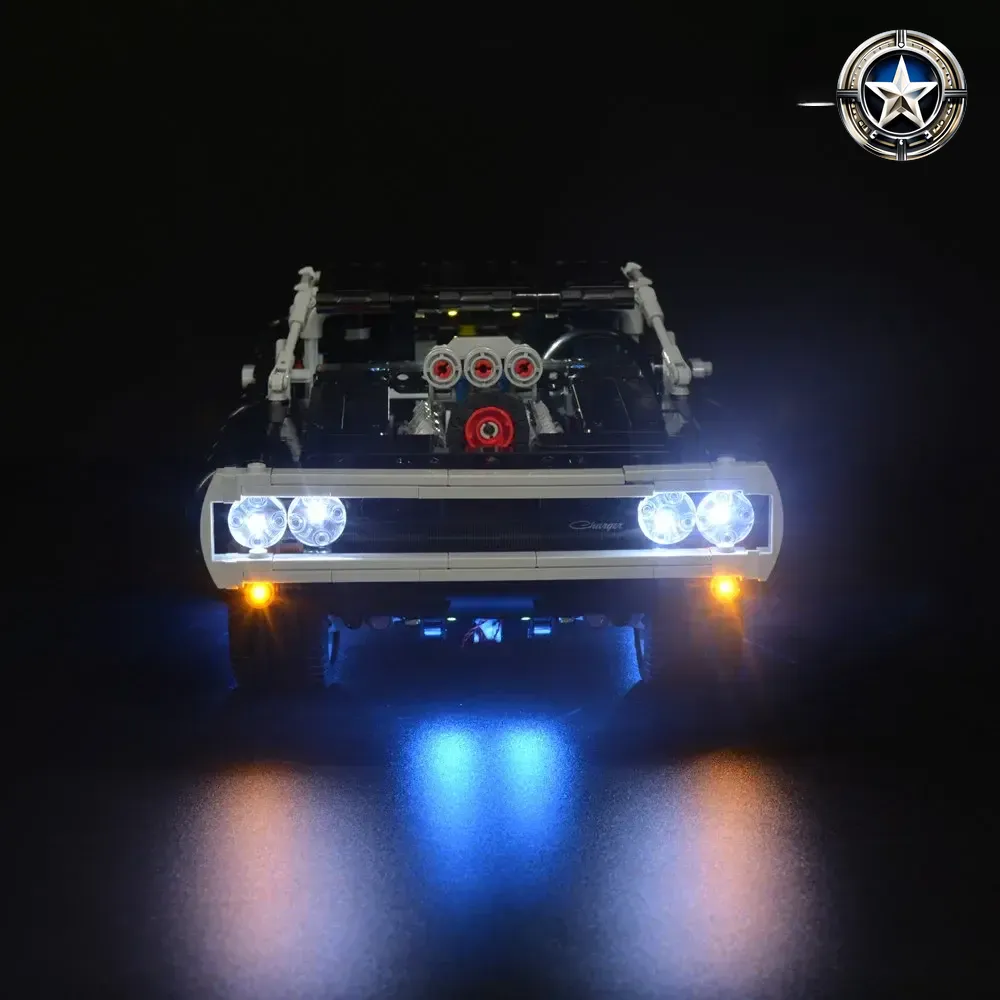 Fast Furious Dom Dodge Charger Lighting Kit for Enhanced Model 42111 Fast Furious Dom Dodge Charger Lighting Kit for Enhanced Model 42111
