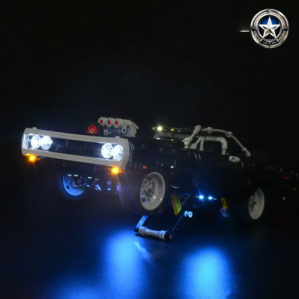 Fast Furious Dom Dodge Charger Lighting Kit for Enhanced Model 42111 Fast Furious Dom Dodge Charger Lighting Kit for Enhanced Model 42111