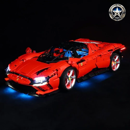 Ferrari Daytona SP3 Lighting Kit Compatible with 42143 Model Set Upgrade