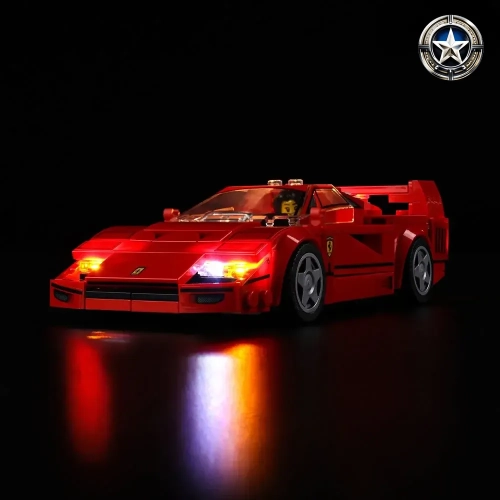 Light Kit for Ferrari F40 Supercar Model Building Set 76934 Edition Toy