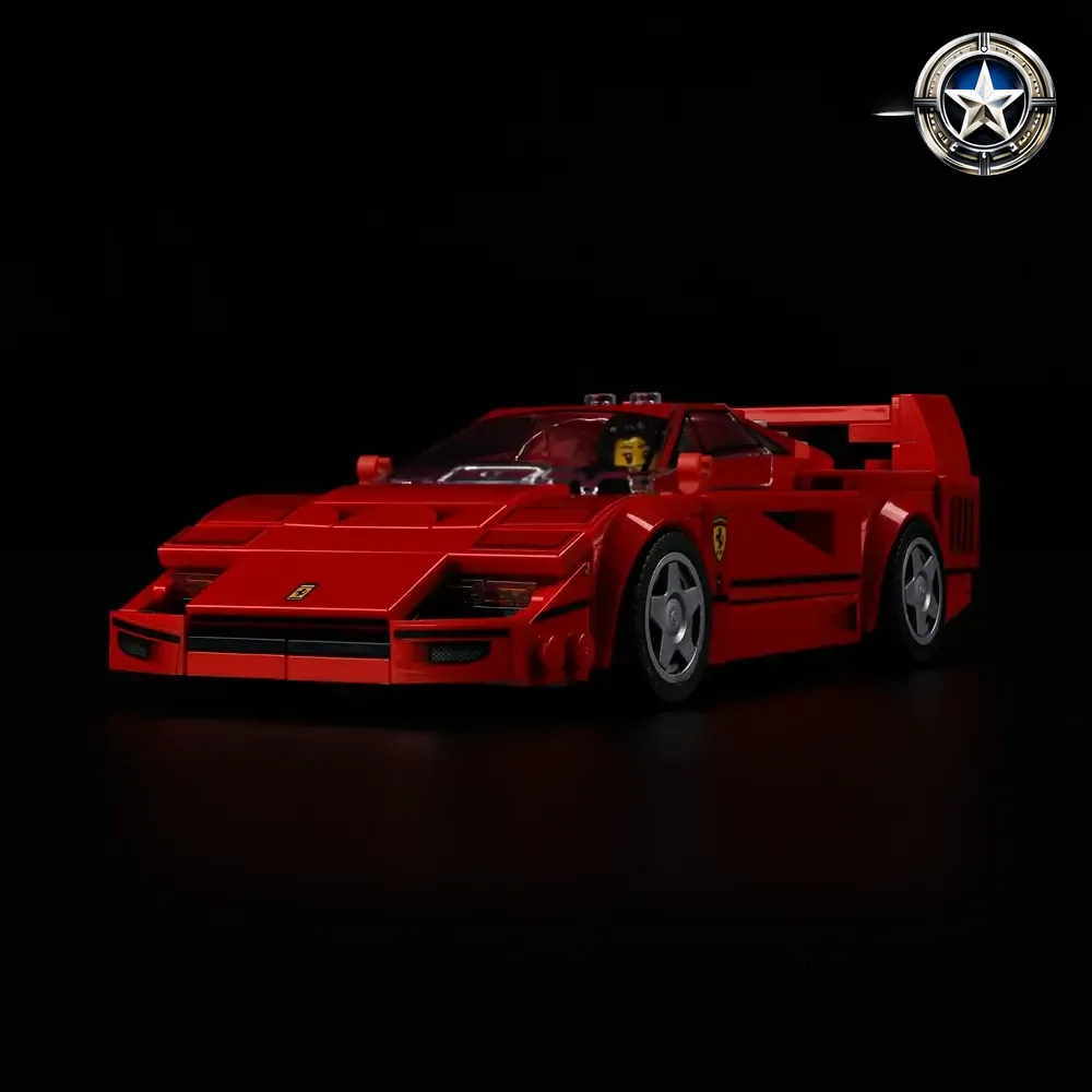 Light Kit for Ferrari F40 Supercar Model Building Set 76934 Edition Toy Light Kit for Ferrari F40 Supercar Model Building Set 76934 Edition Toy