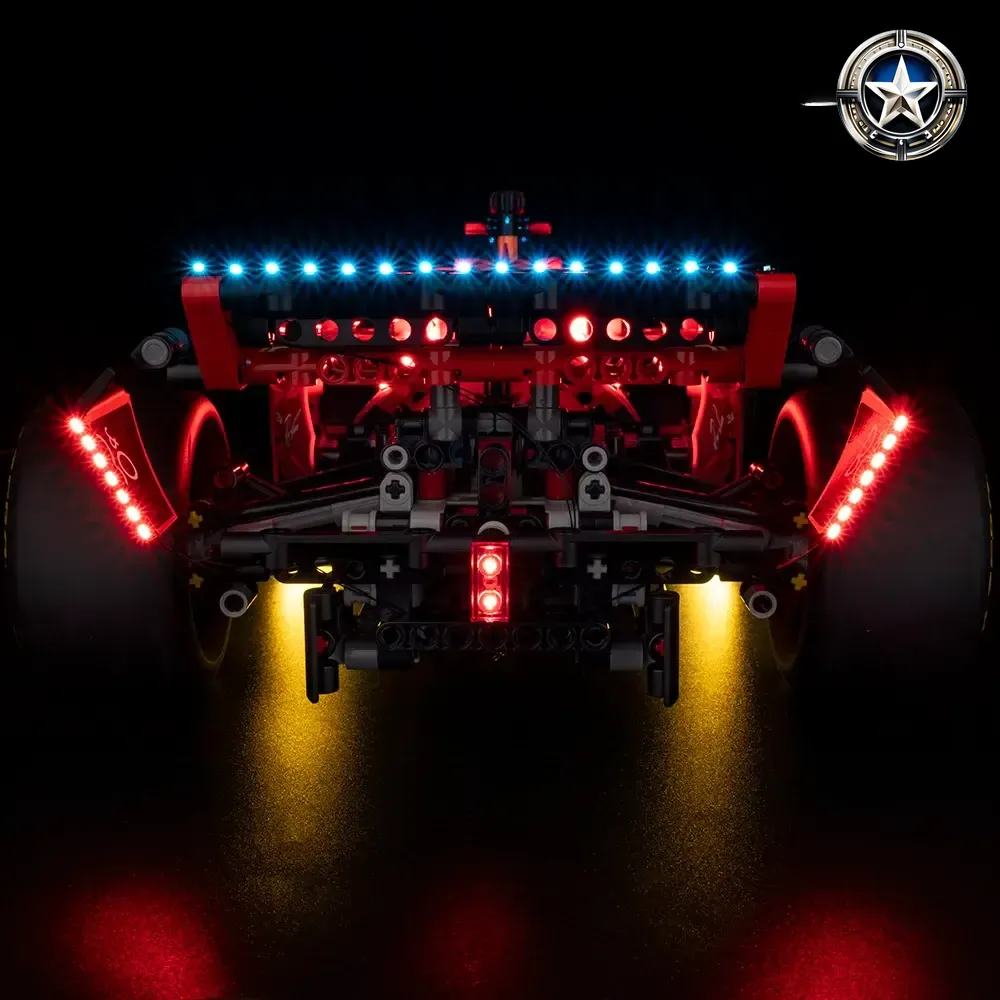 Ferrari SF 24 F1 Racing Car Light Kit 42207 High Quality Upgrade Part Ferrari SF 24 F1 Racing Car Light Kit 42207 High Quality Upgrade Part