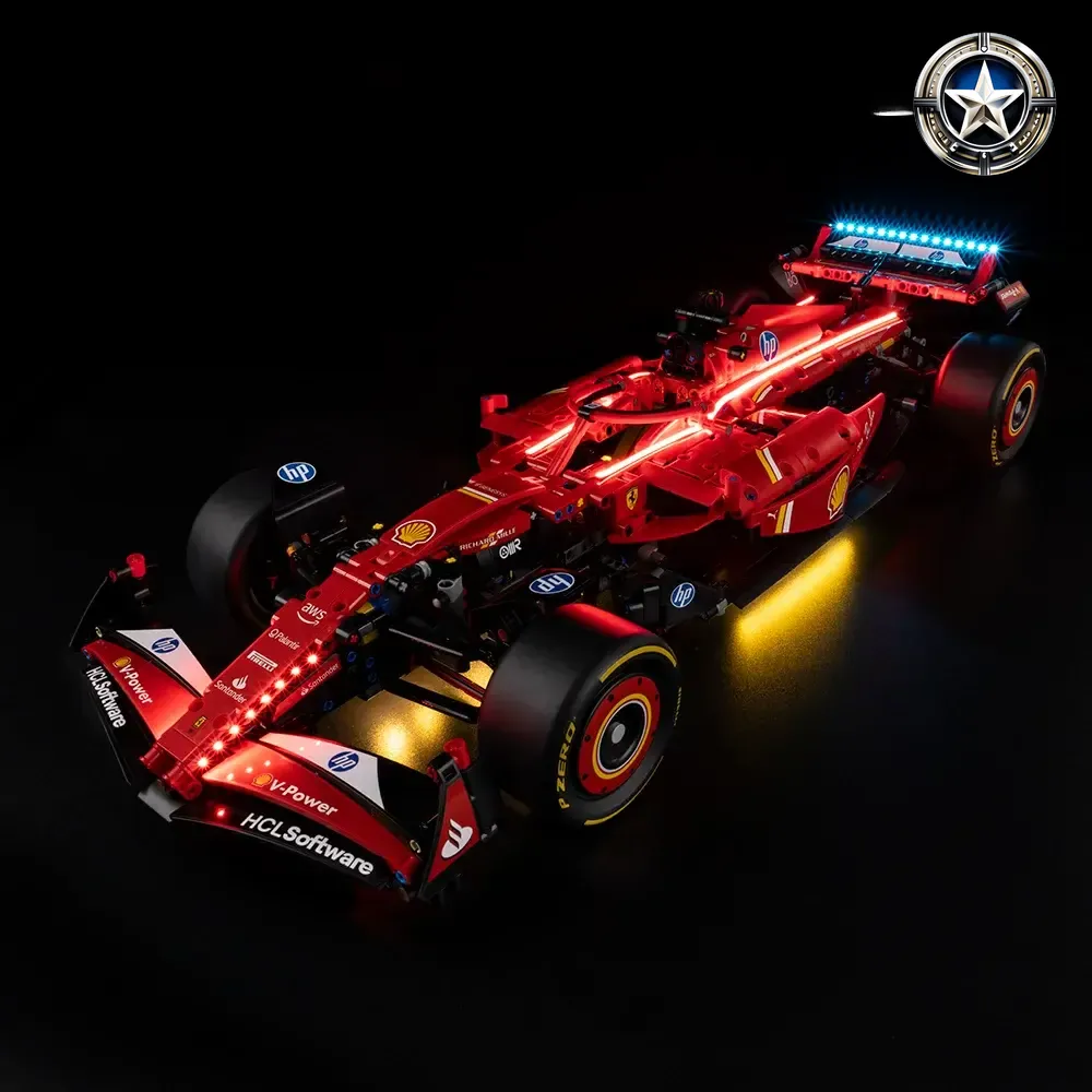 Ferrari SF 24 F1 Racing Car Light Kit 42207 High Quality Upgrade Part Ferrari SF 24 F1 Racing Car Light Kit 42207 High Quality Upgrade Part