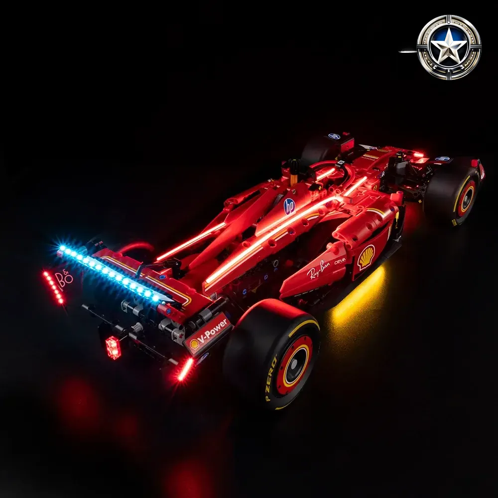 Ferrari SF 24 F1 Racing Car Light Kit 42207 High Quality Upgrade Part Ferrari SF 24 F1 Racing Car Light Kit 42207 High Quality Upgrade Part