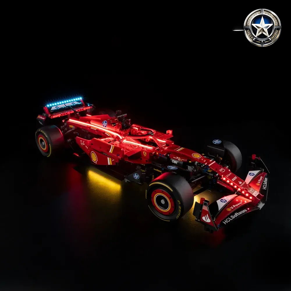 Ferrari SF 24 F1 Racing Car Light Kit 42207 High Quality Upgrade Part Ferrari SF 24 F1 Racing Car Light Kit 42207 High Quality Upgrade Part