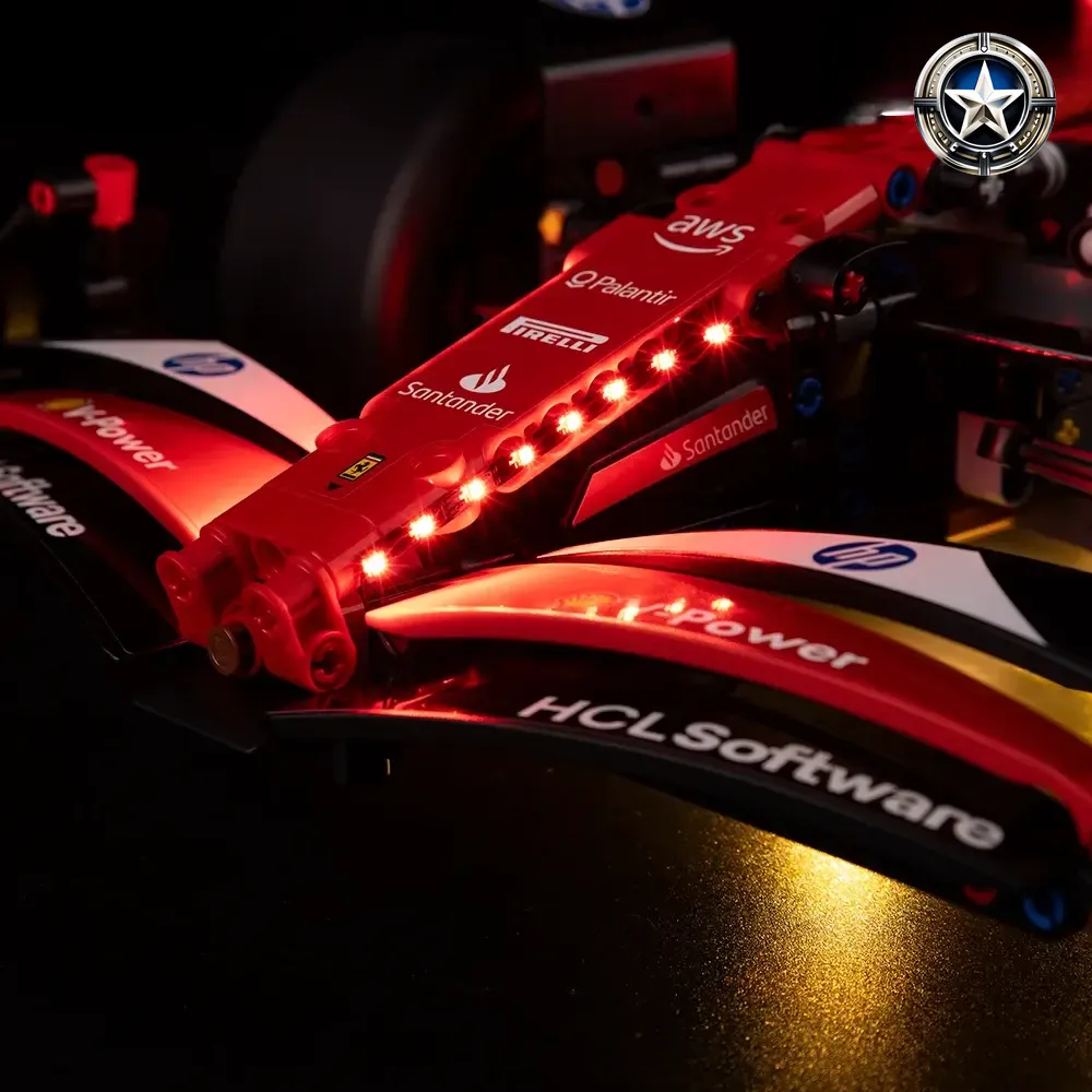 Ferrari SF 24 F1 Racing Car Light Kit 42207 High Quality Upgrade Part Ferrari SF 24 F1 Racing Car Light Kit 42207 High Quality Upgrade Part