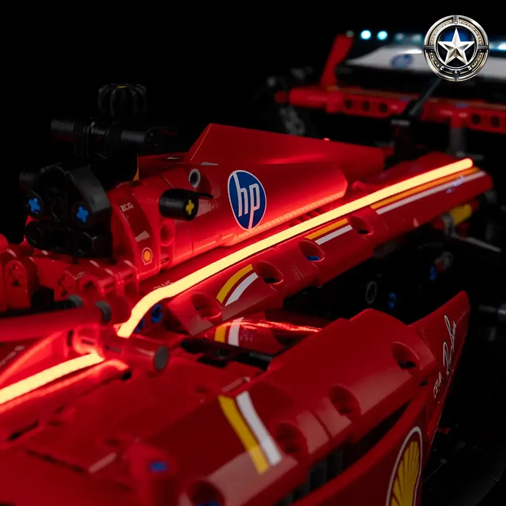 Ferrari SF 24 F1 Racing Car Light Kit 42207 High Quality Upgrade Part Ferrari SF 24 F1 Racing Car Light Kit 42207 High Quality Upgrade Part