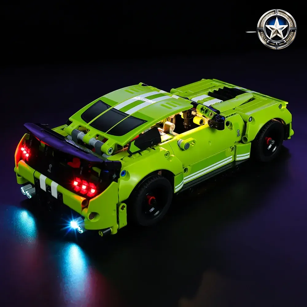 Complete Lighting Kit for Ford Mustang Shelby GT500 Model 42138 Edition Complete Lighting Kit for Ford Mustang Shelby GT500 Model 42138 Edition