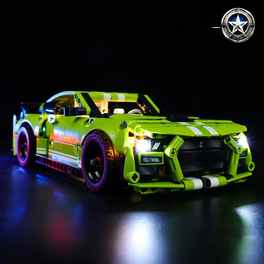 Complete Lighting Kit for Ford Mustang Shelby GT500 Model 42138 Edition Complete Lighting Kit for Ford Mustang Shelby GT500 Model 42138 Edition