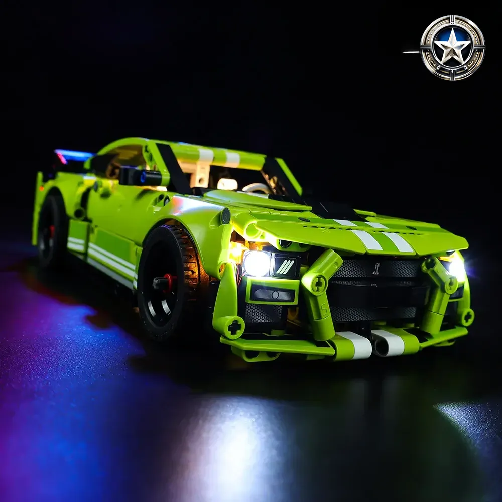 Complete Lighting Kit for Ford Mustang Shelby GT500 Model 42138 Edition Complete Lighting Kit for Ford Mustang Shelby GT500 Model 42138 Edition