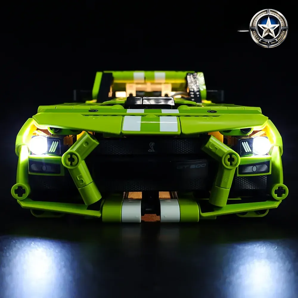 Complete Lighting Kit for Ford Mustang Shelby GT500 Model 42138 Edition Complete Lighting Kit for Ford Mustang Shelby GT500 Model 42138 Edition