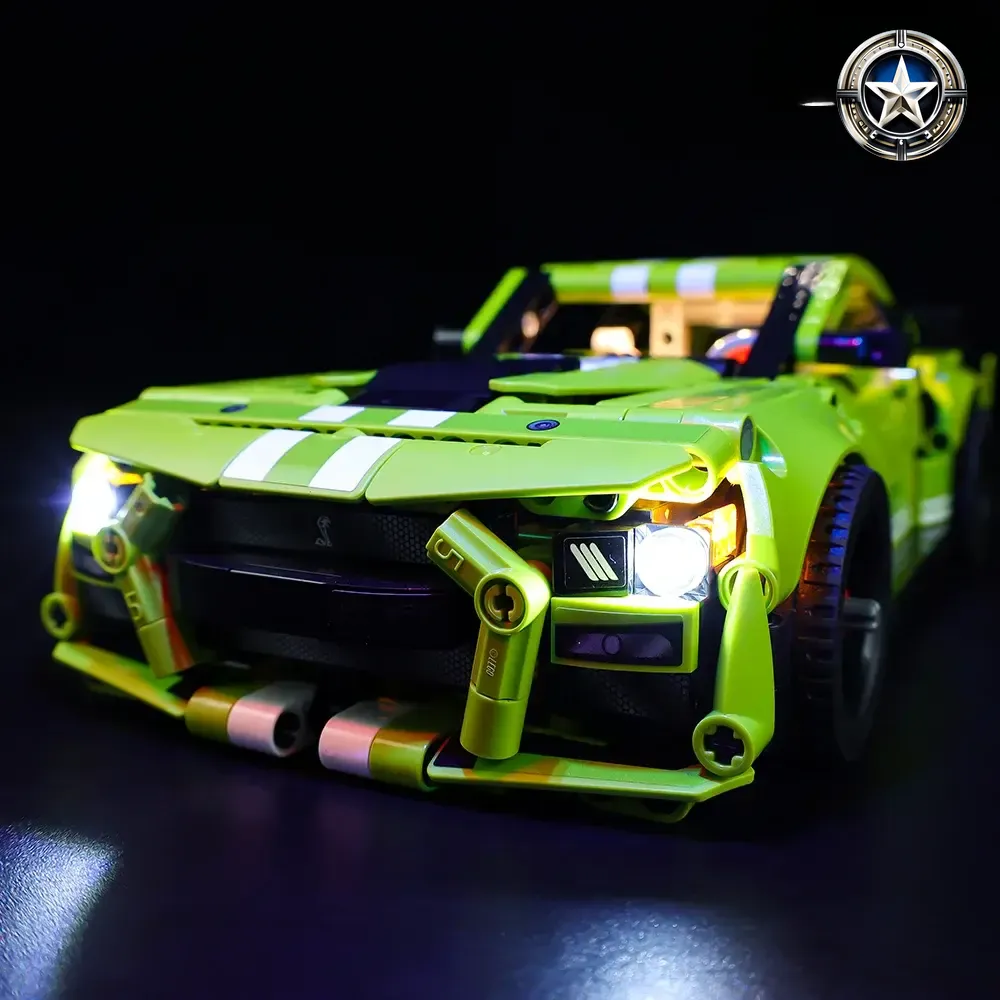 Complete Lighting Kit for Ford Mustang Shelby GT500 Model 42138 Edition Complete Lighting Kit for Ford Mustang Shelby GT500 Model 42138 Edition