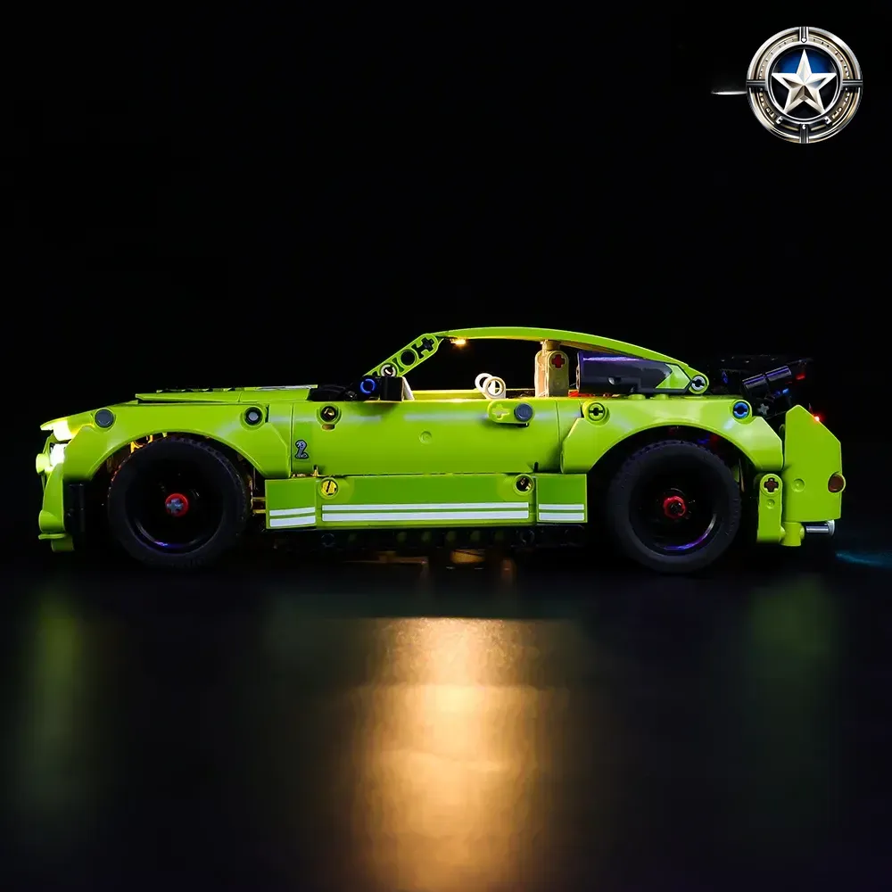 Complete Lighting Kit for Ford Mustang Shelby GT500 Model 42138 Edition Complete Lighting Kit for Ford Mustang Shelby GT500 Model 42138 Edition