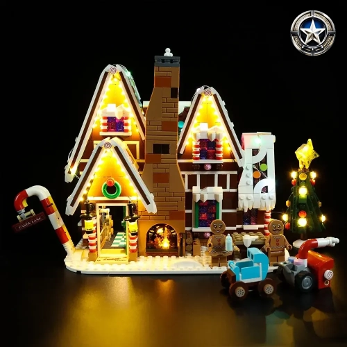 Light Kit for Gingerbread House Model 10267 Updated Holiday Decoration Supply