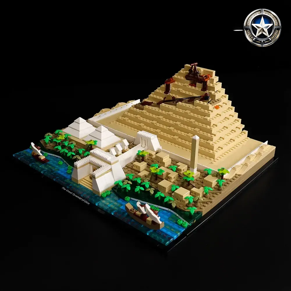 Premium Light Kit For Great Pyramid Of Giza Model 21058 Enhanced Building Accessory Set Premium Light Kit For Great Pyramid Of Giza Model 21058 Enhanced Building Accessory Set