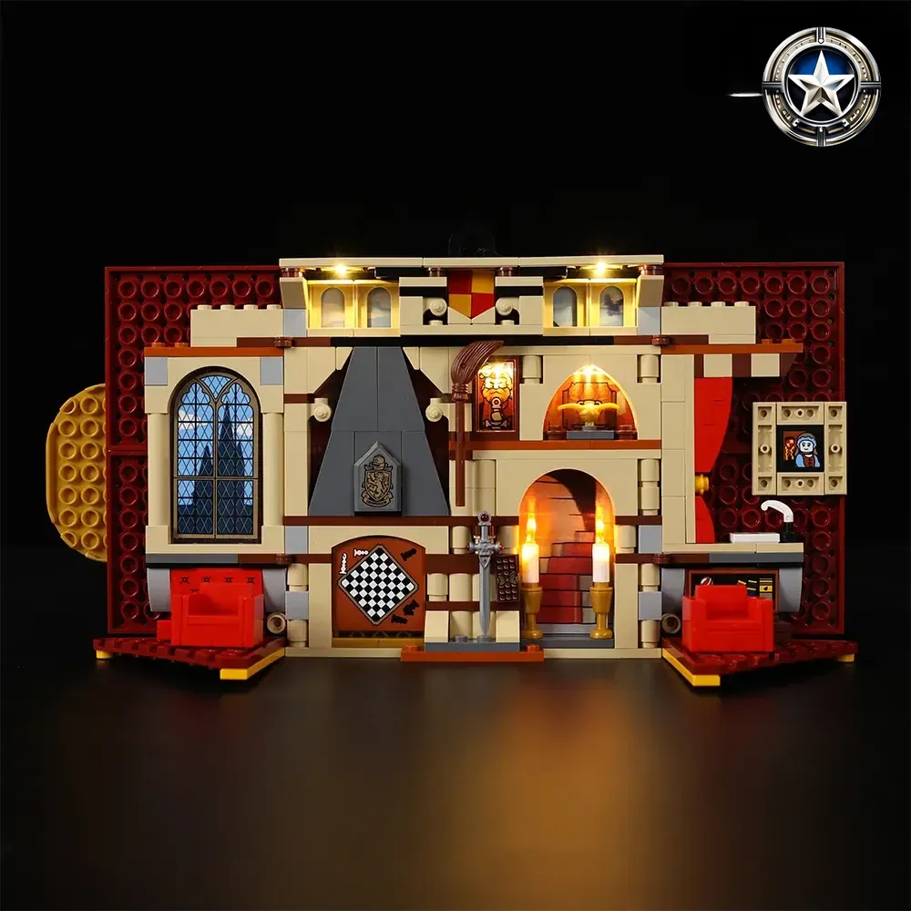Gryffindor House Light Kit for Banner 76409 Wizarding World Decor Gryffindor House Light Kit for Banner 76409 Wizarding World Decor