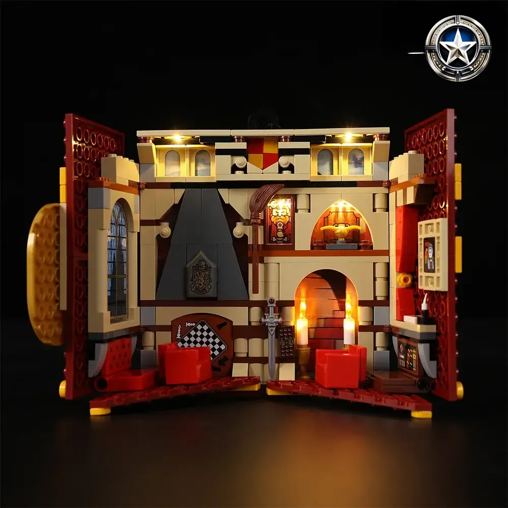 Gryffindor House Light Kit for Banner 76409 Wizarding World Decor Gryffindor House Light Kit for Banner 76409 Wizarding World Decor
