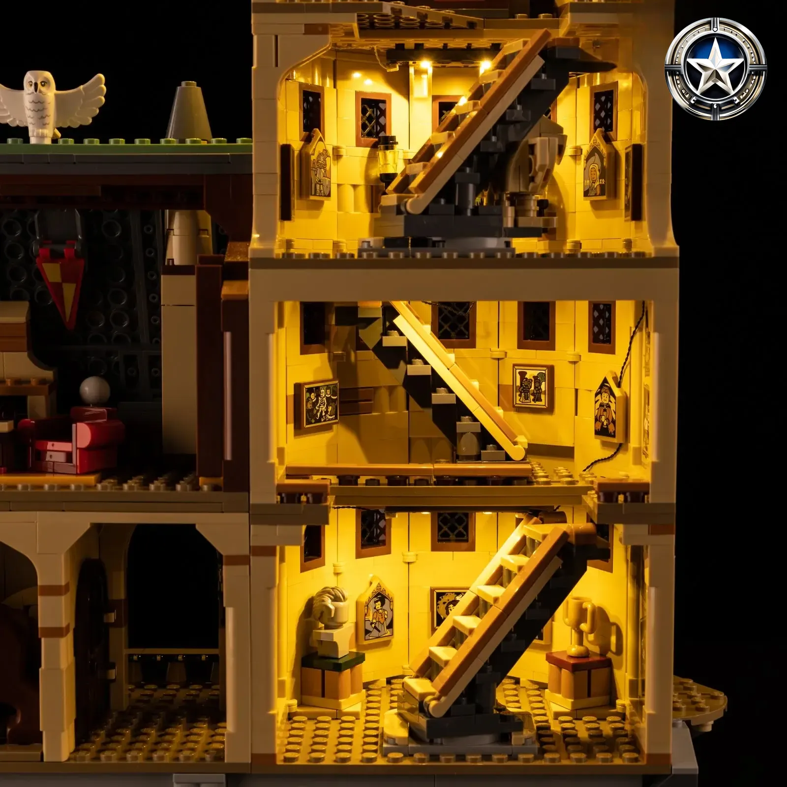 Hogwarts Castle Main Tower Lighting Kit Compatible with Lego Set 76454 Hogwarts Castle Main Tower Lighting Kit Compatible with Lego Set 76454