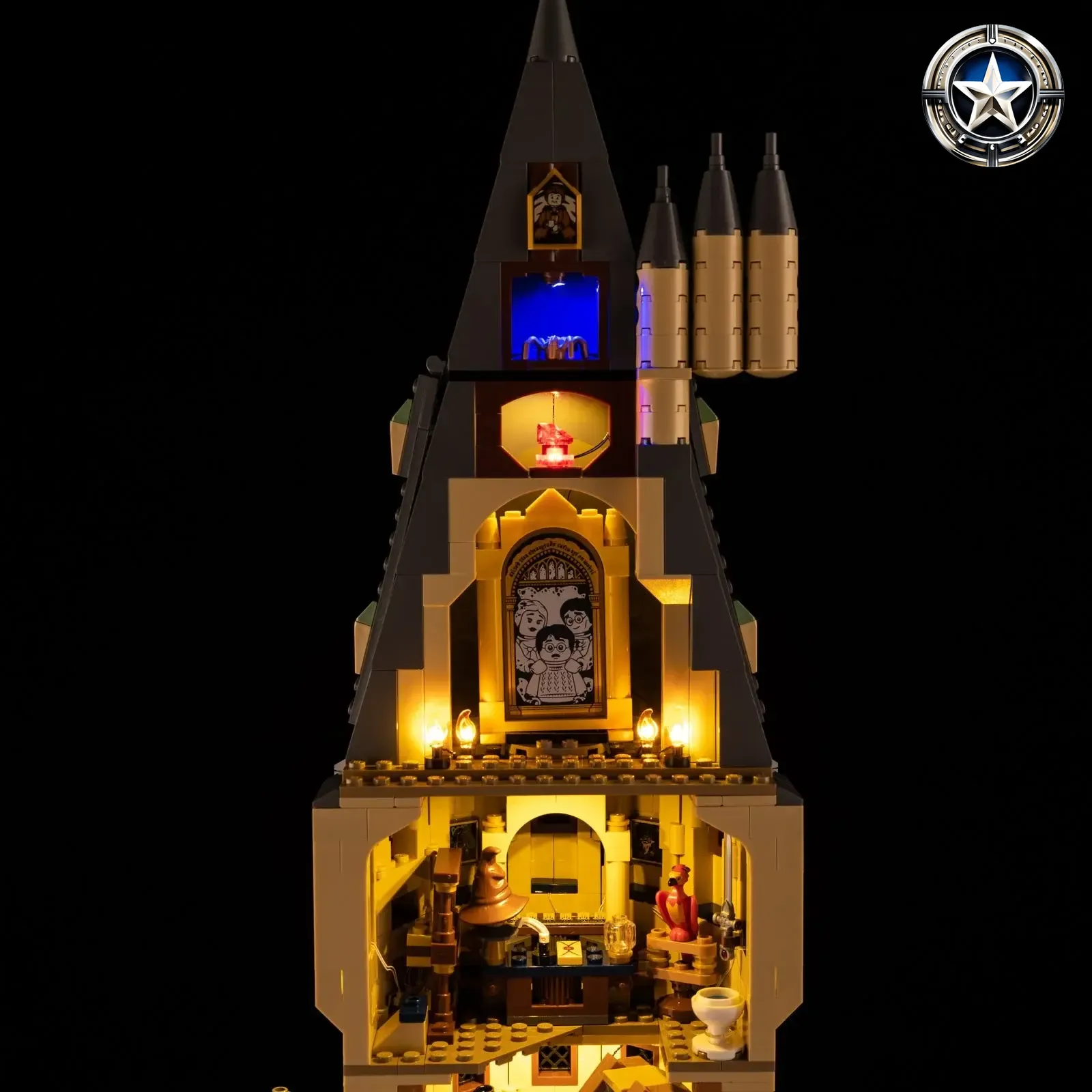 Hogwarts Castle Main Tower Lighting Kit Compatible with Lego Set 76454 Hogwarts Castle Main Tower Lighting Kit Compatible with Lego Set 76454