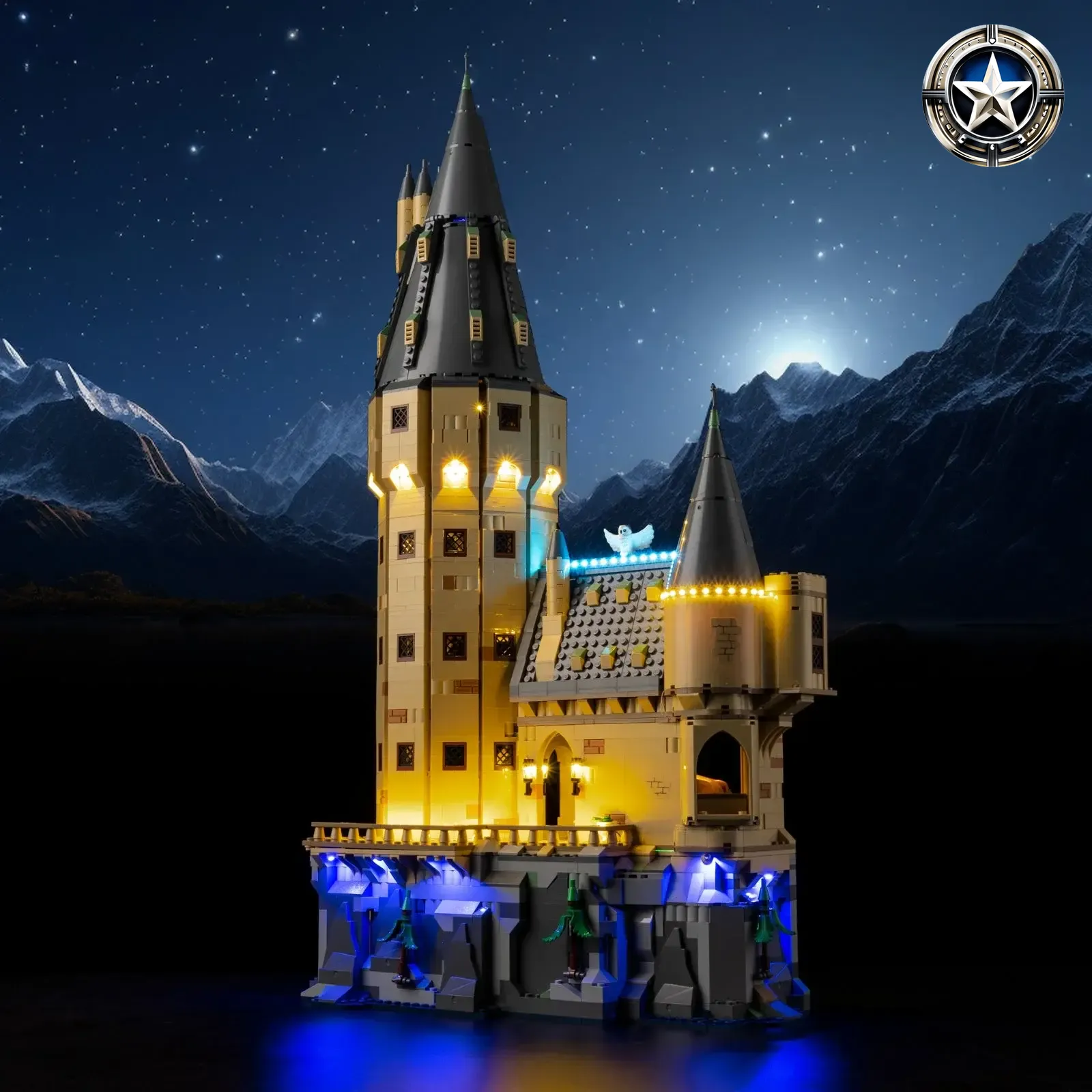 Hogwarts Castle Main Tower Lighting Kit Compatible with Lego Set 76454 Hogwarts Castle Main Tower Lighting Kit Compatible with Lego Set 76454