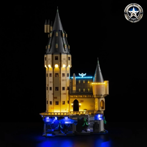 Hogwarts Castle Main Tower Lighting Kit Compatible with Lego Set 76454