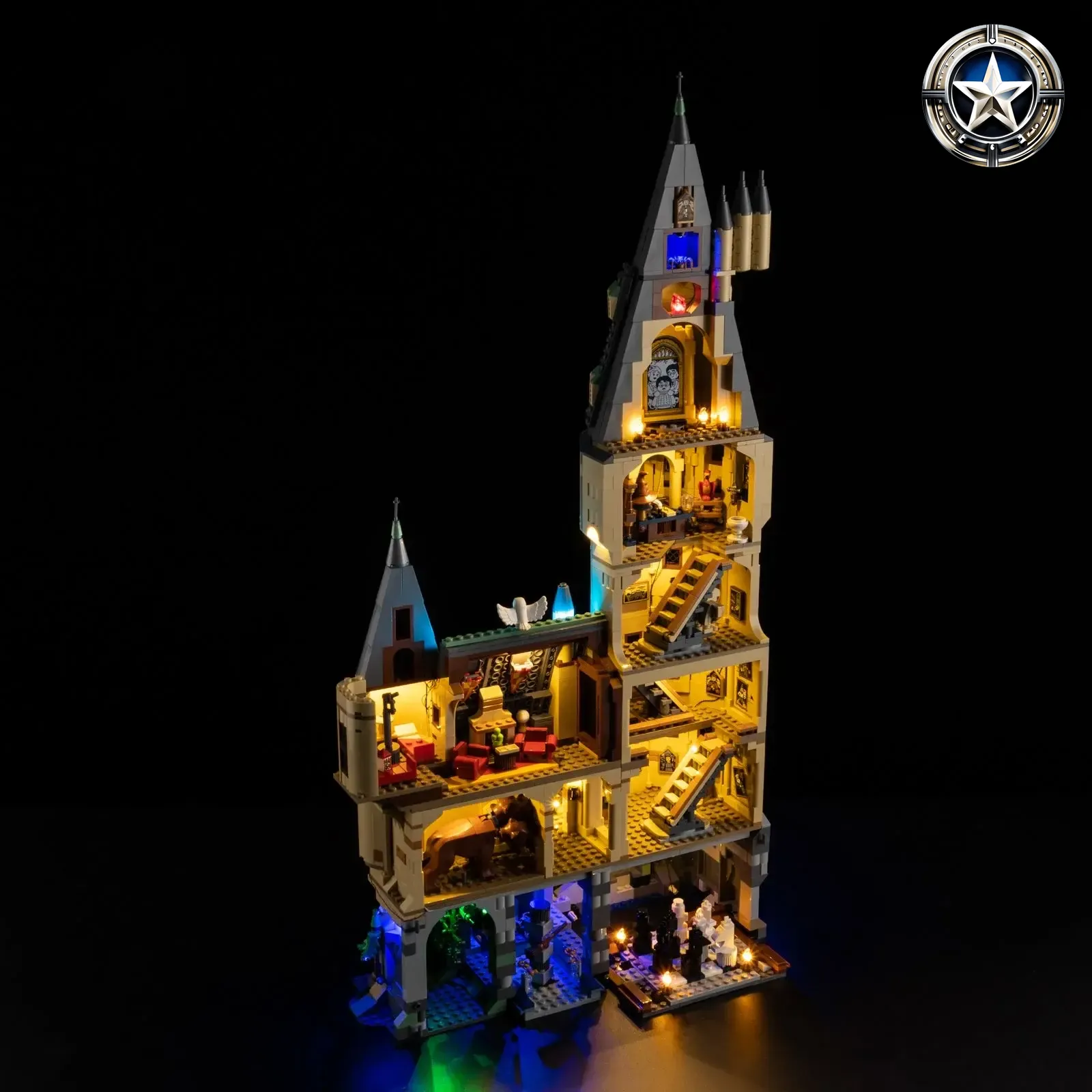 Hogwarts Castle Main Tower Lighting Kit Compatible with Lego Set 76454 Hogwarts Castle Main Tower Lighting Kit Compatible with Lego Set 76454