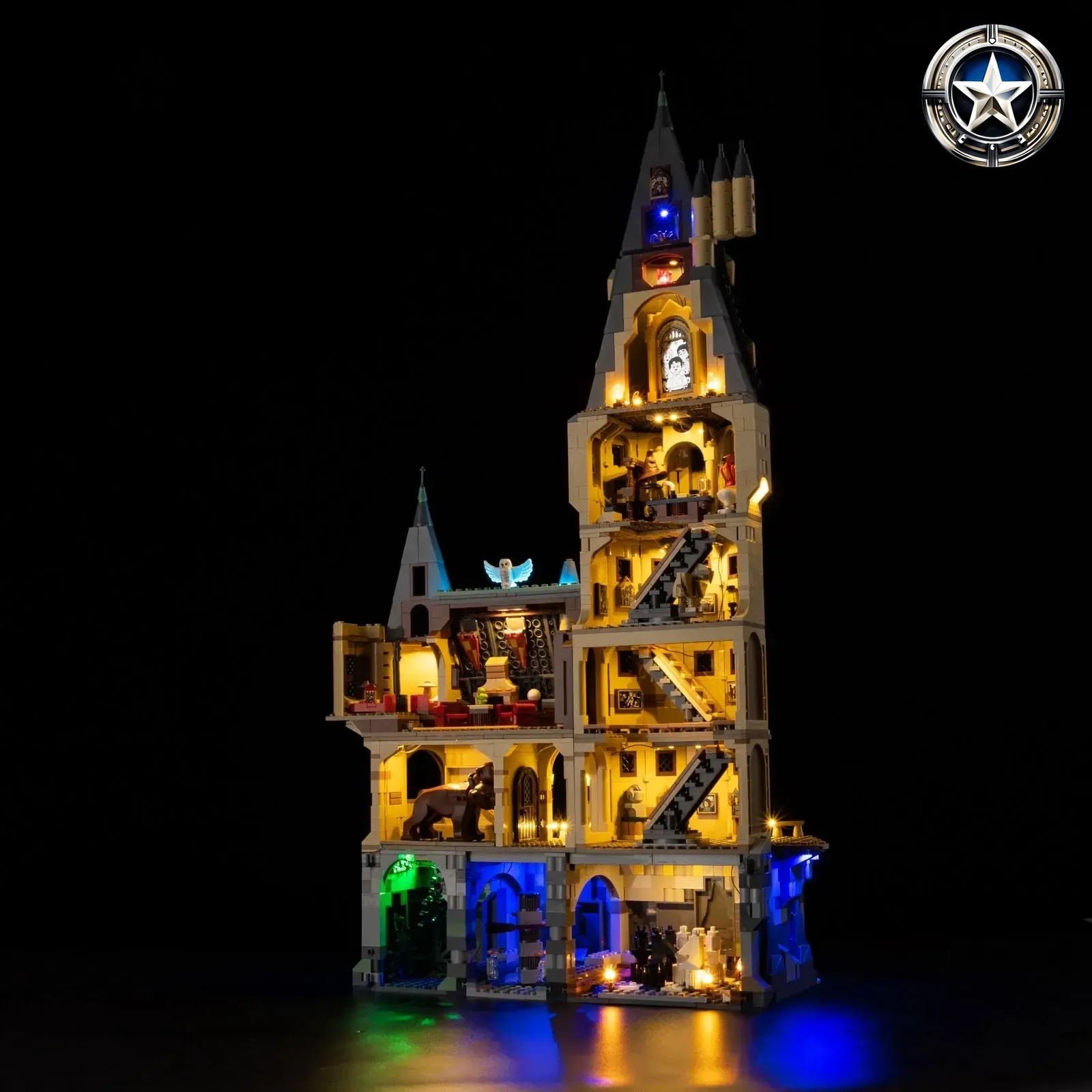 Hogwarts Castle Main Tower Lighting Kit Compatible with Lego Set 76454 Hogwarts Castle Main Tower Lighting Kit Compatible with Lego Set 76454