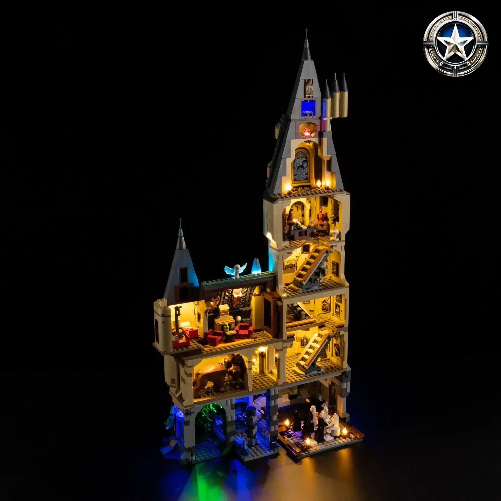 Hogwarts Castle Main Tower Lighting Kit Compatible with Lego Set 76454 Hogwarts Castle Main Tower Lighting Kit Compatible with Lego Set 76454