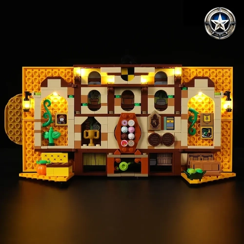 Light Kit for Hufflepuff House Banner LED Decorative String Lights for Harry Potter Fans