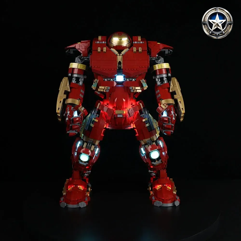 Hulkbuster Light Kit Compatible with LEGO Set 76210 Ultimate Upgrade Hulkbuster Light Kit Compatible with LEGO Set 76210 Ultimate Upgrade