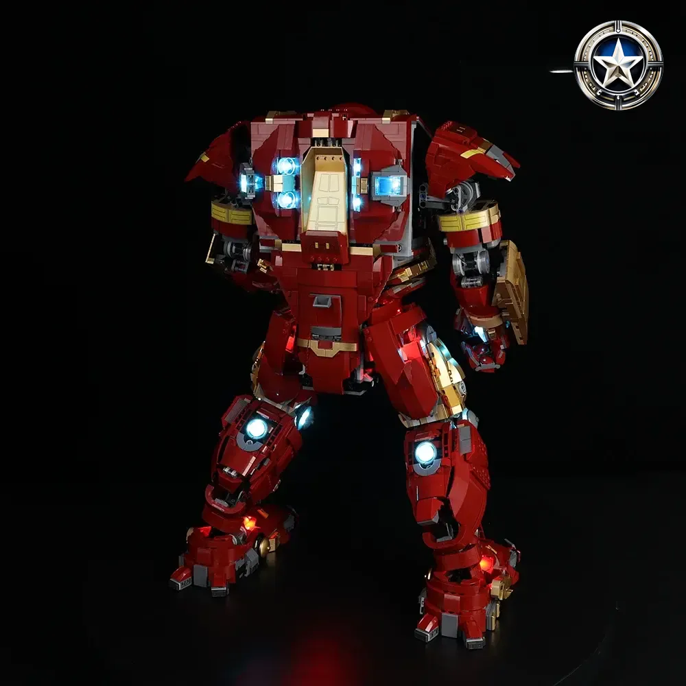 Hulkbuster Light Kit Compatible with LEGO Set 76210 Ultimate Upgrade Hulkbuster Light Kit Compatible with LEGO Set 76210 Ultimate Upgrade