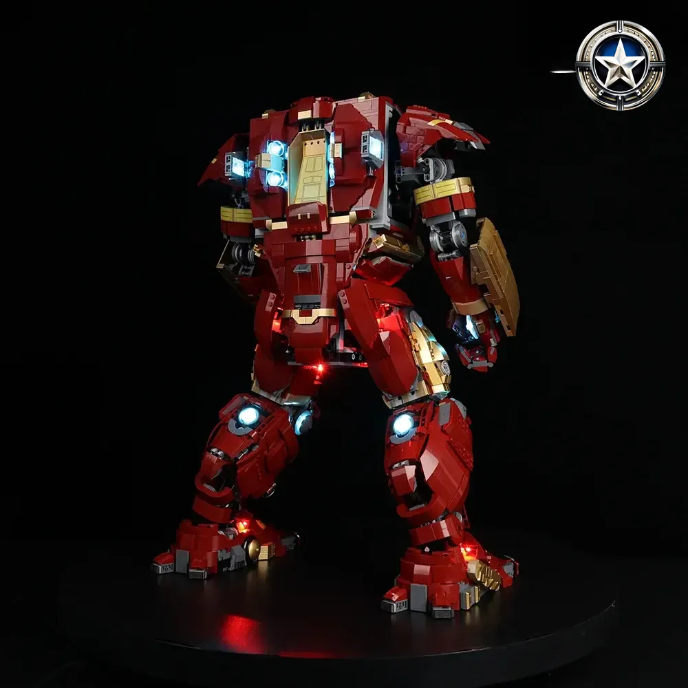 Hulkbuster Light Kit Compatible with LEGO Set 76210 Ultimate Upgrade Hulkbuster Light Kit Compatible with LEGO Set 76210 Ultimate Upgrade