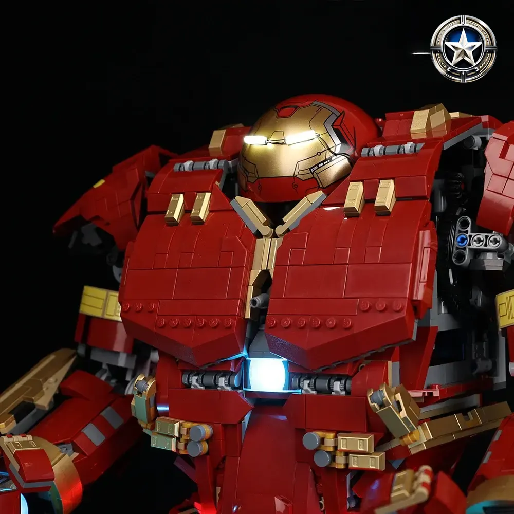 Hulkbuster Light Kit Compatible with LEGO Set 76210 Ultimate Upgrade Hulkbuster Light Kit Compatible with LEGO Set 76210 Ultimate Upgrade