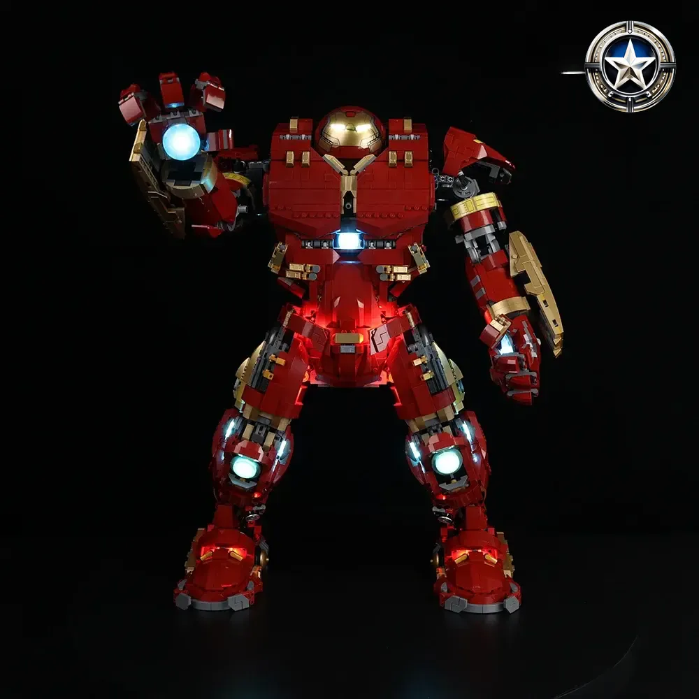 Hulkbuster Light Kit Compatible with LEGO Set 76210 Ultimate Upgrade Hulkbuster Light Kit Compatible with LEGO Set 76210 Ultimate Upgrade
