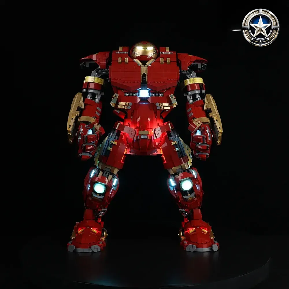 Hulkbuster Light Kit Compatible with LEGO Set 76210 Ultimate Upgrade Hulkbuster Light Kit Compatible with LEGO Set 76210 Ultimate Upgrade