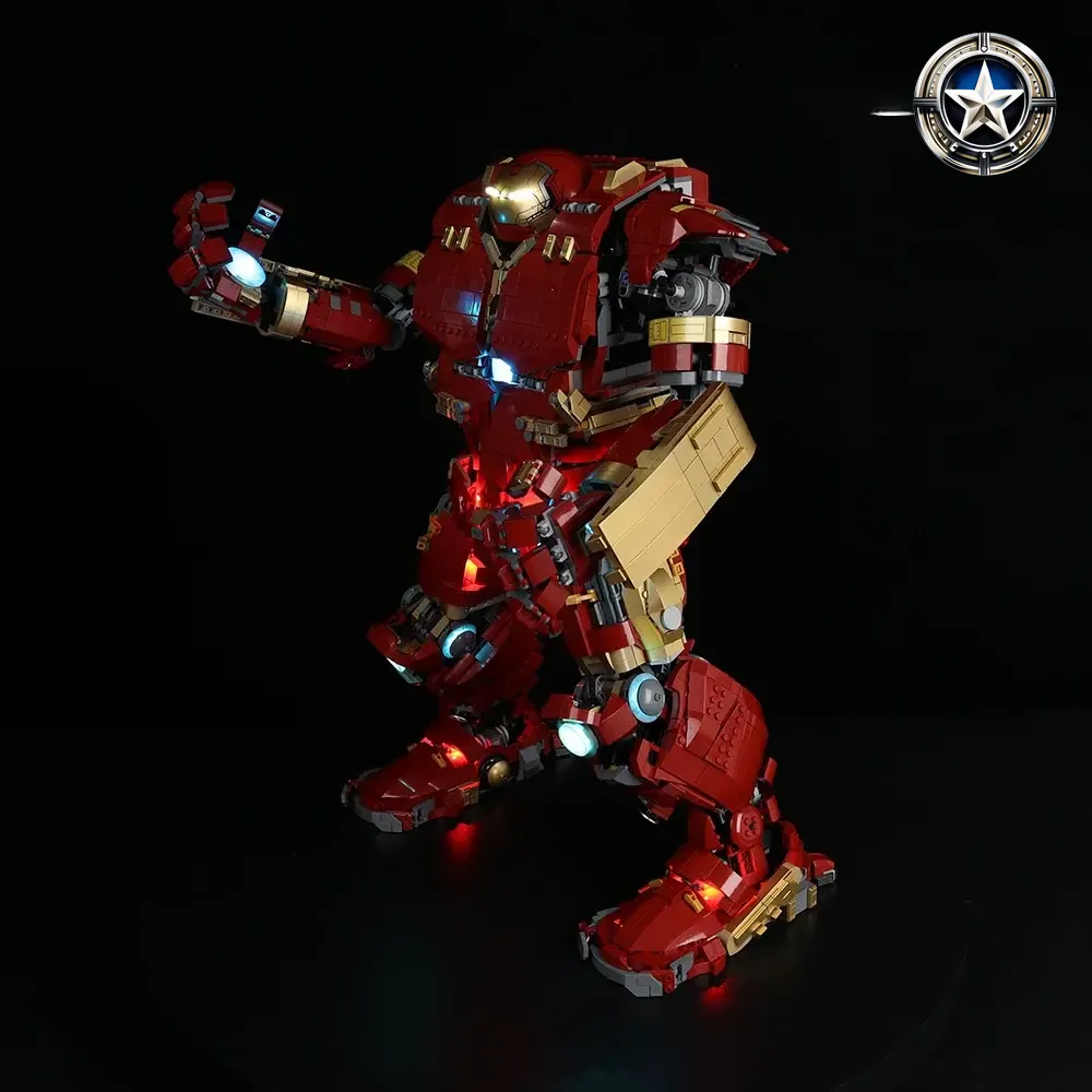 Hulkbuster Light Kit Compatible with LEGO Set 76210 Ultimate Upgrade Hulkbuster Light Kit Compatible with LEGO Set 76210 Ultimate Upgrade