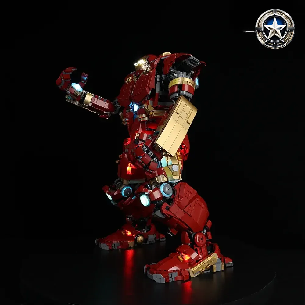 Hulkbuster Light Kit Compatible with LEGO Set 76210 Ultimate Upgrade Hulkbuster Light Kit Compatible with LEGO Set 76210 Ultimate Upgrade