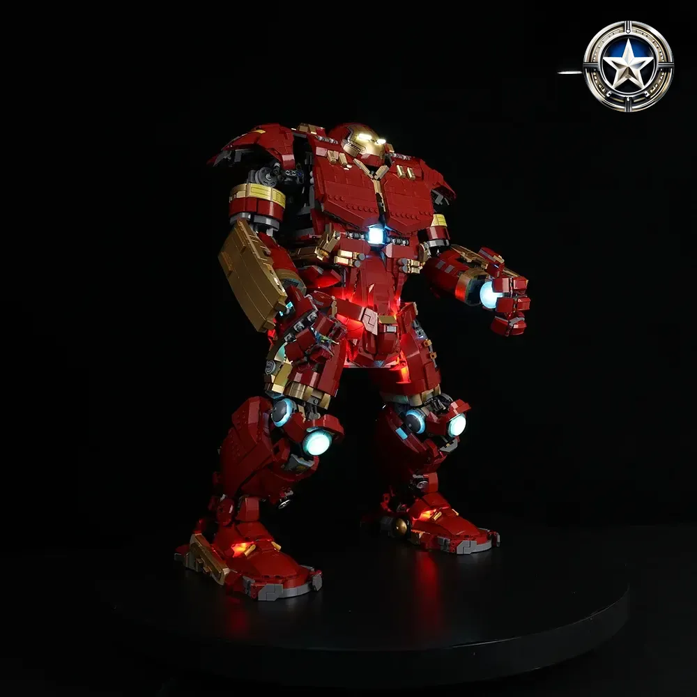 Hulkbuster Light Kit Compatible with LEGO Set 76210 Ultimate Upgrade Hulkbuster Light Kit Compatible with LEGO Set 76210 Ultimate Upgrade