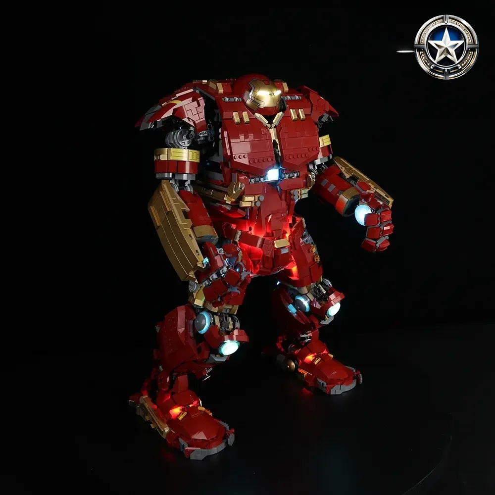 Hulkbuster Light Kit Compatible with LEGO Set 76210 Ultimate Upgrade Hulkbuster Light Kit Compatible with LEGO Set 76210 Ultimate Upgrade