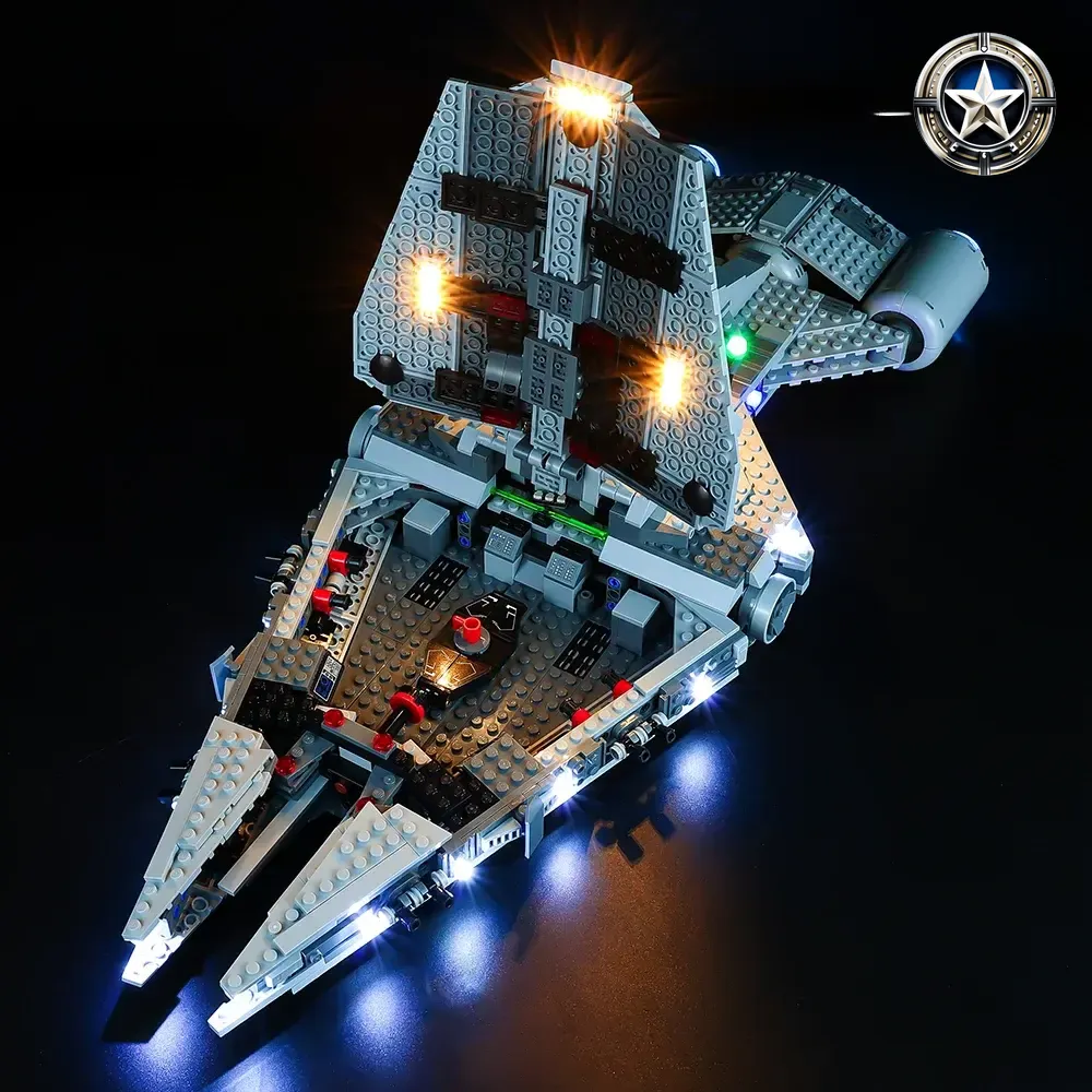 Imperial Light Cruiser Building Block Light Kit Compatible with Set 75315 Lighting Accessories for Model Fans Imperial Light Cruiser Building Block Light Kit Compatible with Set 75315 Lighting Accessories for Model Fans