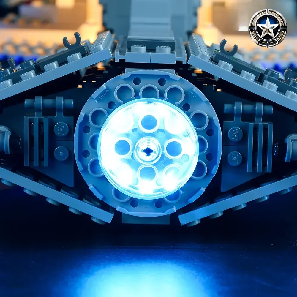 Imperial Light Cruiser Building Block Light Kit Compatible with Set 75315 Lighting Accessories for Model Fans Imperial Light Cruiser Building Block Light Kit Compatible with Set 75315 Lighting Accessories for Model Fans